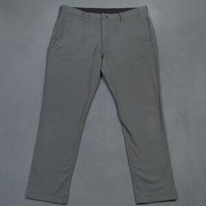 Tommy Bahama Pants Men's 38x32 Gray On Par IslandZone Flat Front Casual
